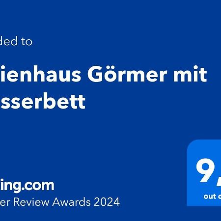 Ferienhaus Goermer Mit Wasserbett Schmölln Exteriér fotografie