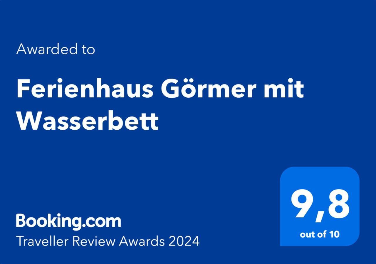 Ferienhaus Goermer Mit Wasserbett Schmölln Exteriér fotografie